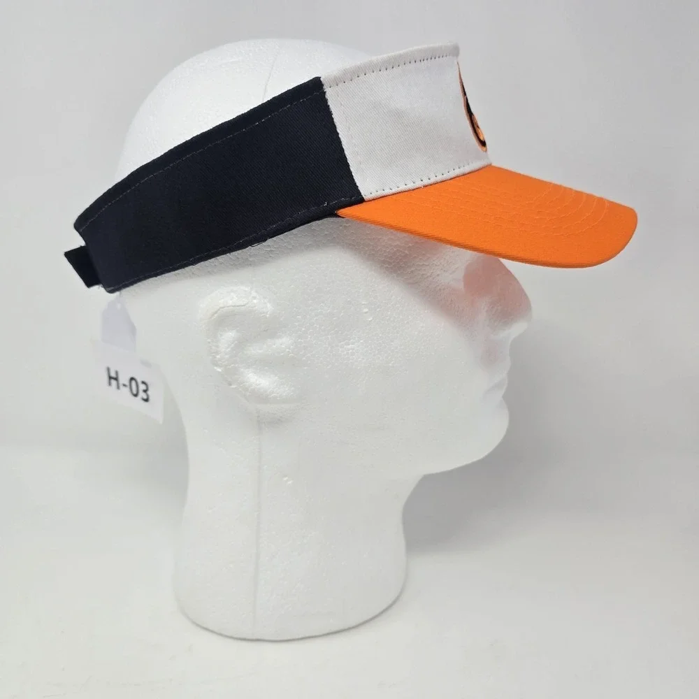 Baltimore Orioles MLB Sun Visor Hat Orange White Black Adjustable One Size